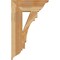 Ekena Millwork Merced Traditional Rough Sawn Bracket, Western Red Cedar, 6"W x 20"D x 32"H BKT06X20X32MRC01RWR - alternate 2